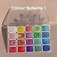 thumbnail image 2 of Watercolor Paint Set, 20 Color Pearl Pigment Watercolor Kit, High Transparency Shimmering Effect 5ml Tubes for Beginners Artists, 2 of 3