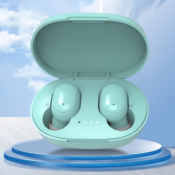 Auriculares inalámbricos A6S TWS IPX5 compatibles con Bluetooth 5.0 (azul)