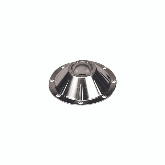 Faulkner Table Leg Base 48731 Round; Surface Mount; 7-1/2 Inch Diameter; Aluminum; Single