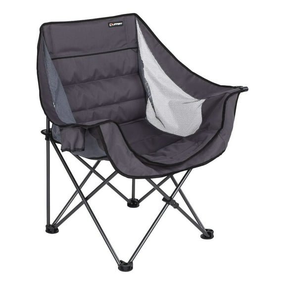 Lippert Campfire Folding Camping Chair - Dark Grey - Model 2021128652