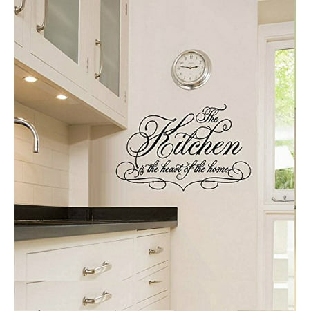 Decal ~ The KITCHEN is the heart of the Home ~ Wall or Window Decal 20 ...