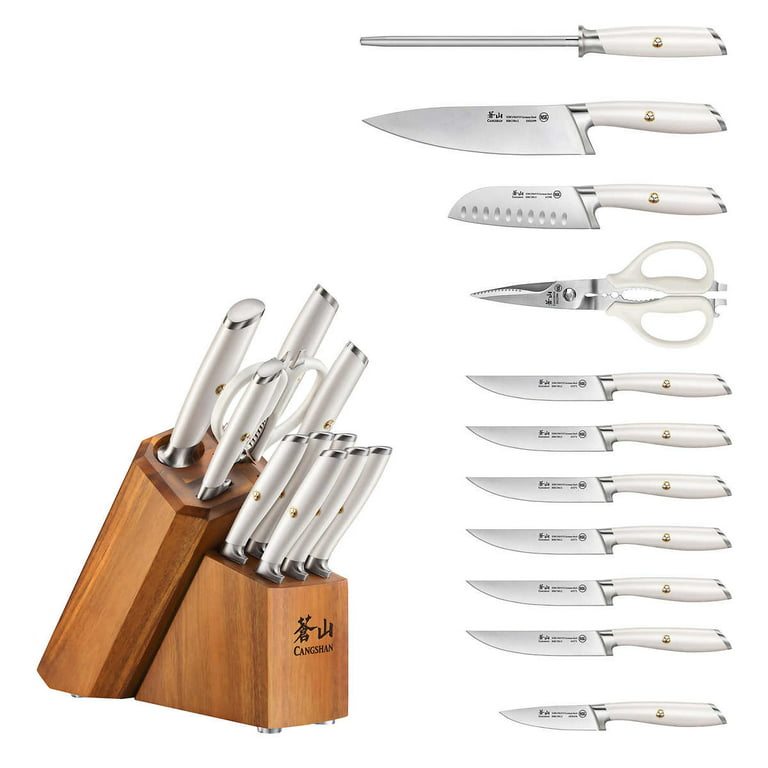 Cangshan L Series 12-Piece German Steel Forged Knife Set 