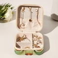 thumbnail image 6 of Retro Cat Travel Portable Square Jewelry Box - Bracelet Holder and Jewelry Stand - Ideal for Rings, Earrings, Necklaces, and Bracelets - Suitable for Girls and Women, 6 of 6
