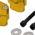 thumbnail image 3 of Elevadores de manillar de aluminio Shamjiam para motocicleta 28 Amarillo 2 uds, 3 of 4