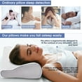 thumbnail image 2 of Memory Foam Pillow Neck Pillow, Adjustable Ergonomic Contour Support Cervical Pillow Slow Rebound Memory Foam for Sleeping, Back, Stomach, Side Sleeper, 23.6''x 13.3''x 4.3'', 2 of 8
