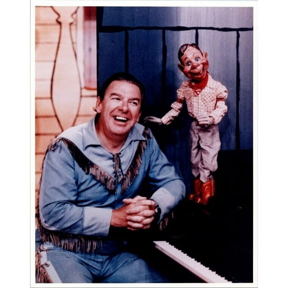 Howdy Doody TV series Buffalo Bob Smith & Howdy 8x10 inch photo