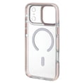 thumbnail image 2 of onn MagSafe Compatible Soft Shell Bumper Phone Case for iPhone 17 Pro Max, Clear & Pink, 2 of 5