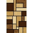 thumbnail image 6 of Premium 3D Hand Carved Thick Modern Contemporary Abstract Rug Design 3995 Brown Beige 2'7''x4', 6 of 10