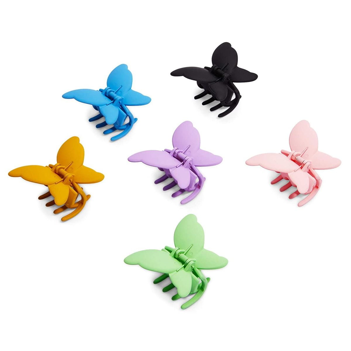 Details about   20pcs Butterfly Hair Clips Claw Barrettes Mini Jaw Clip Hairpin for Women Girls
