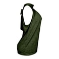 thumbnail image 6 of Women'S Sleeveless Halter Top，Elegant Business Work Sleeveless Top Undershirt Shirts Summer Casual Halter Solid Color Breathable Sleeveless, 6 of 7