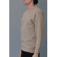 thumbnail image 2 of G-Style USA Basic Solid Crewneck Sweatshirt MSC13126 - Stone - 2X-Large, 2 of 2