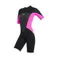 thumbnail image 1 of Traje de neopreno de 2 mm para adultos, traje de buceo, traje de baño con cremallera trasera, manga corta, Mujer Zulema  Traje de Neopreno, 1 of 8