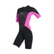thumbnail image 1 of Traje de neopreno de 2 mm para adultos, traje de buceo, manga corta, pantalones cortos, traje de neopreno para mantener el calor. Mujer Rosa XS, 1 of 9