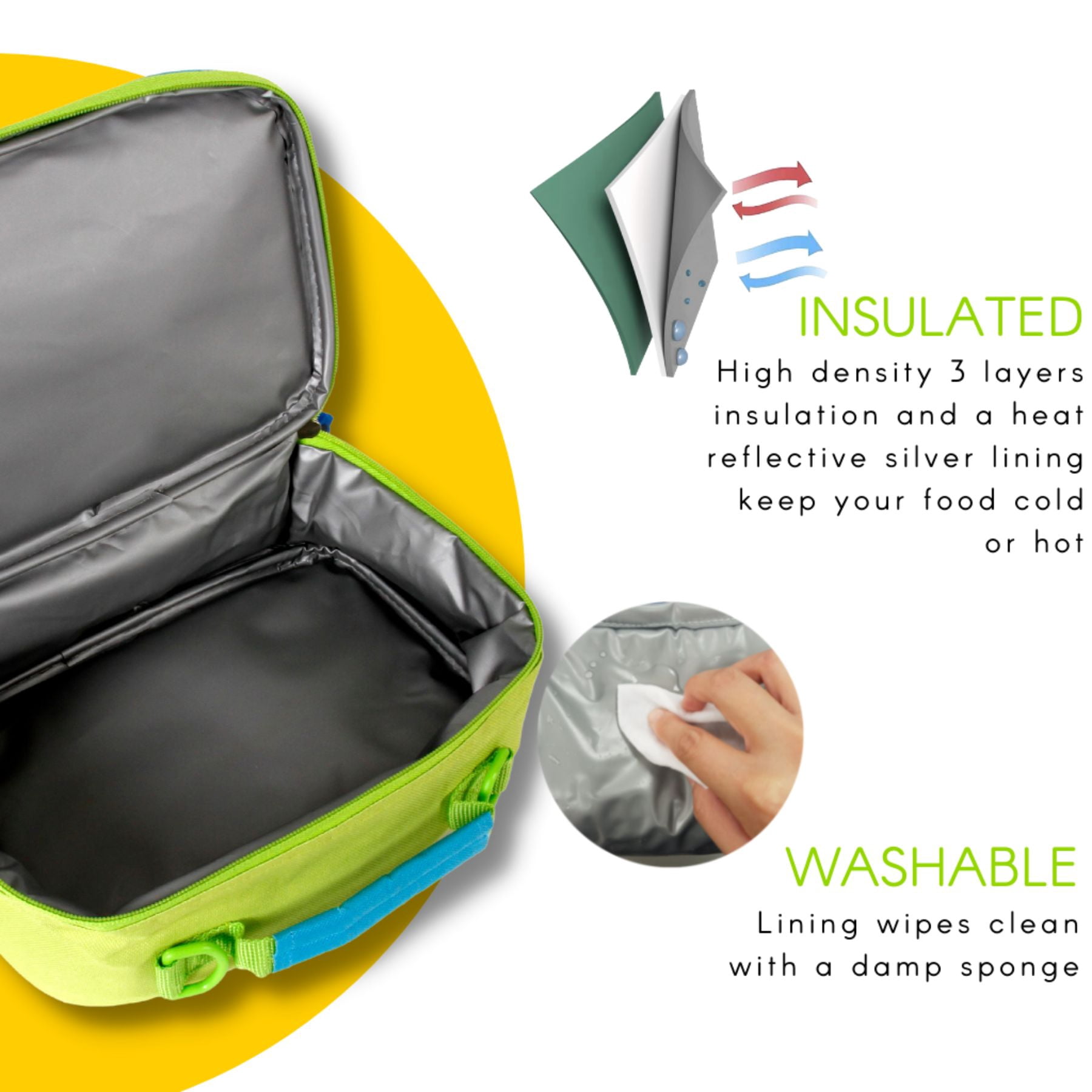 Twise Side-kick Insulated Lunch Bag for Preschool and Kindergarten, Pup