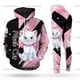 thumbnail image 3 of Nuevo conjunto deportivo 3D para mujer, pantalones de Yoga con capucha, moda deportiva, ropa deportiva esencial con capucha, chándales de felpe, ropa de anime, 3 of 5