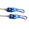 thumbnail image 3 of Ximing 2Pcs High Strength Bike Axle Skewer, Alloy Front & Rear ,100/135mm Clip Bolt Lever Qr Set for Mountain Road Components - Blue, 3 of 4