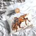 thumbnail image 3 of Salouo Cowboy Riding Horse Pattern Pillow Cases,1PC Pillow Covers with Envelope Closure Decorative Pillow Case for Bed Couch,Pillows Not Included-16"x24", 3 of 6