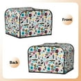 thumbnail image 3 of Lsque Dinosaur Print 4 Slice Toaster Cover , Kitchen Appliance Dustproof Protector , Toaster Protector Dustproof Kitchen Appliance Cover, 3 of 7