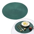 thumbnail image 3 of Premium Round Woven Table Mats Perfect for Christmas Dining Easy to Clean, 3 of 12