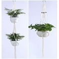 thumbnail image 3 of Hanging Planter, Casewin 2 Pack Macrame Plant Hangers, Rope Flower Pot Hanger for Indoor and Outdoor Patio Deck Ceiling Plant Holder, 3 of 8