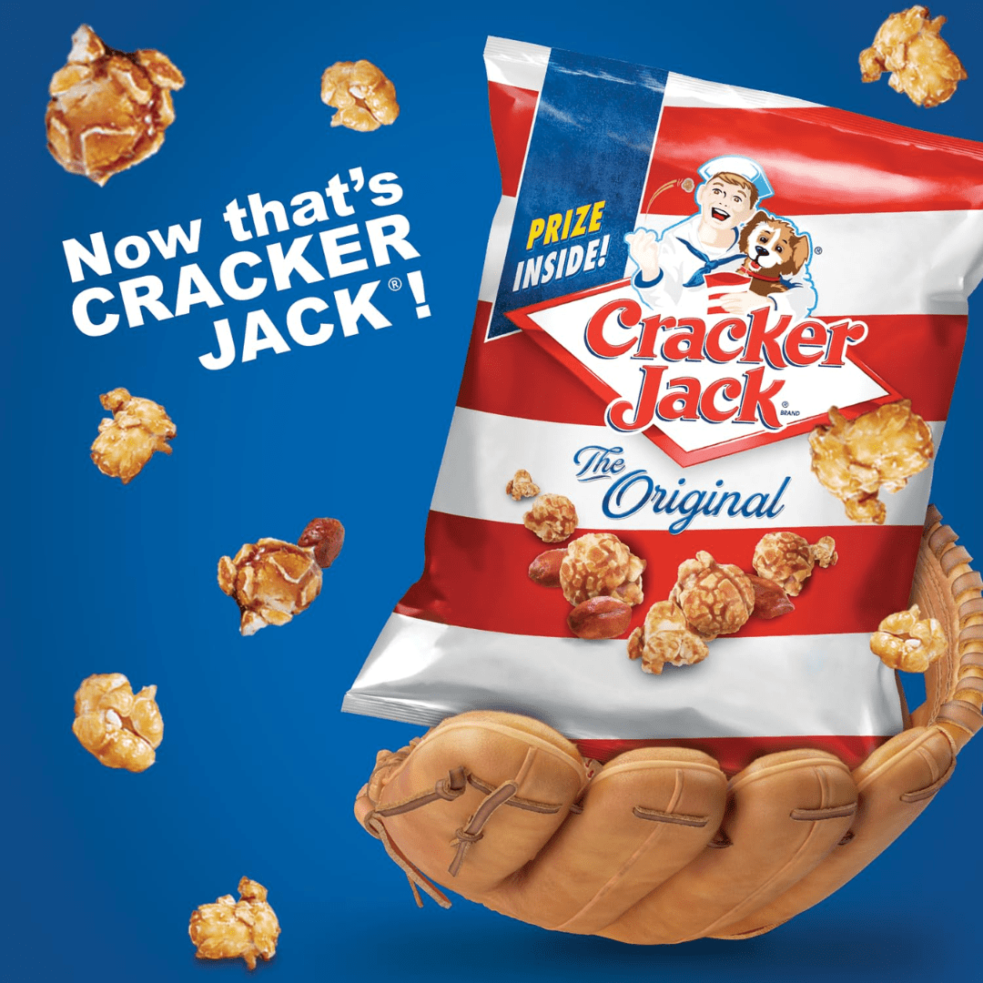 Sweet and Salty Popcorn Individual Bags, 30 Count Bulk Pack- Classic Caramel Coated Popcorn & Peanuts, On-the-Go Snack by Crackerr Jack