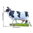 thumbnail image 2 of vlrwzc Mini Animal Resin Figurines 3D lifelike Cow Garden Decor Statues Art Miniature Cow Sculptures for Lawn,Pots,Home Ornament, 2 of 7