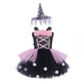 thumbnail image 1 of Disfraz De Bruja Para Niñas Cosplay Tutu Falda Vestido De Halloween Con Sombrero Set De Regalo, 1 of 3