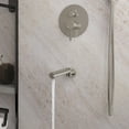 thumbnail image 6 of Boyel Living Shower System 10 in Wall Mount Rainfall Shower Head with Handheld Shower and Bathtub Tub Spout,3-function Bathroom Round Shower Combo Set ,Shower Set Tub Faucet in Brushed Nickle, 6 of 10