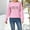 Pink, variant on VISALY Pullover Crewneck Sweatshirt Tunic Sweatshirt Women's Probably Hungry Likely Deepy Cold Printed Hoodless Hoodie Casual Sweaters Hoodie for Women Pullover Women's Pullover Black L