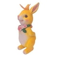 thumbnail image 1 of y estatua de resina de mariposa, regalos de inauguración de la casa, figura de conejo, escultura para exteriores Estilo amarillo A, 1 of 9