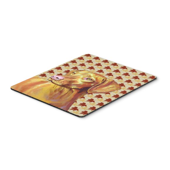 Carolines Treasures LH9100MP "Vizsla Fall Leaves Portrait Mouse Pad Hot Pad or Trivet" Large multicolor