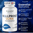 thumbnail image 2 of Hallprost Ultra Prostate Health Supplement for Men, Saw Palmetto 810mg Complex, Urinary Flow & Bladder Support, 60 Capsules | Hallusa Natural, 2 of 9