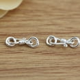 thumbnail image 2 of 5pcs Steriling Silver Lobster Clasp S Hook Jewelry Clasp for Jewerly Making, 2 of 8