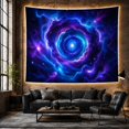 thumbnail image 6 of Swirling Cosmic Nebula Vortex Against Deep Space, Mystical Digital Art for Space Enthusiasts, Celestial Wall Art Decor, Housewarming Gift, Tapestry Wall Hanging for Living Room and Bedroom, 6 of 7