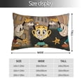 thumbnail image 4 of Game Cuphead Mugman Pillowcase Cushion Pillow Covers With Hidden Zipper Pillow Case Decor For Bed Dorm Sofa Couch Car 14"x20", 4 of 8