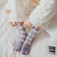thumbnail image 4 of Baqcunre Clearance! Warm Socks for Women, Womens Fuzzy Socks Fluffy Slipper Soft Cabin Fleece Sleep Cozy Socks, Warm Socks for Men, Fleece Socks Women, Fleece Socks, 4 of 7