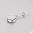 thumbnail image 1 of Aluminum Alloy Card Holder With ABS Retractable Badge Reel For Credit ID Cards Business Work 1 Pcs, 1 of 6