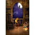 thumbnail image 2 of YUSDECOR 5x7ft Happy Halloween Photography Backdrops Valuable Room Crow Witch Photo Booth Props, 2 of 3