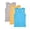 Blue, variant on 3 Pack Girls Ribbed Tank Tops Crew Neck Sleeveless Shirts Kids Stretch Tight Summer Camisole Undershirts Racerback Tank Tops