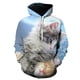 thumbnail image 3 of Sudadera con capucha con diseño de gato en 3D para hombre y mujer, sudadera con capucha para niño y niña, sudadera con capucha de animales, ropa de calle, jerséis para hombre, 3 of 5