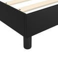 thumbnail image 5 of vidaXL Bed Frame Black 100x190 cm Twin Faux Leather, 5 of 5