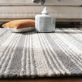 thumbnail image 5 of SAFAVIEH Marbella Christabella Striped Area Rug, Grey/Taupe, 6' x 9', 5 of 11