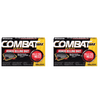 (2 pack) (2 pack) Combat Max 12 Month Roach Killing Bait, Small Roach Bait Station, 18 Count