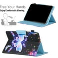 thumbnail image 4 of Universal 10" Tablet Case Flip Painted Leather Folio Stand Cover For iPad 9.7/Samsung Tab A 10.1/Amazon Fire HD 10.1/ iPad 10.2 and More 9.5-10.5 inch Tablet,Big Butterfly, 4 of 5