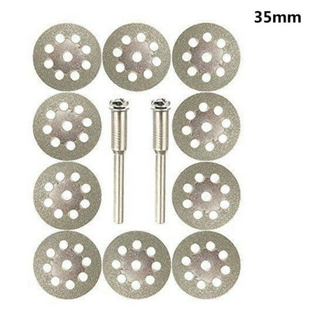 

EUHDSSDE 10PCS Diamond Cutting Wheel Saw Cut Off Discs Set Tool Replacement