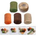 thumbnail image 3 of 1Set Plain Color Ribbons Gift Wrapping Ribbons for Wedding Festival with Hemp Ropes, 3 of 7