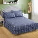 thumbnail image 3 of Juego de cama con falda plisada con volantes, juego de 3 piezas, juego de cama transpirable con volantes, sábanas, artesanía excepcional, 3 of 11