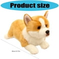 thumbnail image 3 of Simulation Dog Furry Plush Puppy Toy Kids Best Friend Companion Soothing Emotion Support Puppy Doll, 3 of 9