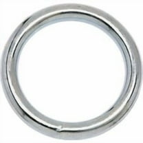 Campbell T7662114 Welded Ring, 150 lb Working Load, 1-1/8 in ID Dia Ring, #7B Chain, Solid Bronze, Polished