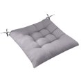thumbnail image 2 of SHENGXINY Seat Cushions for Chairs Solid Color Frosted Chair Cushion Dining Chair Cushion Office Student and Winter Seat Cushion Non Fading Gray, 2 of 3